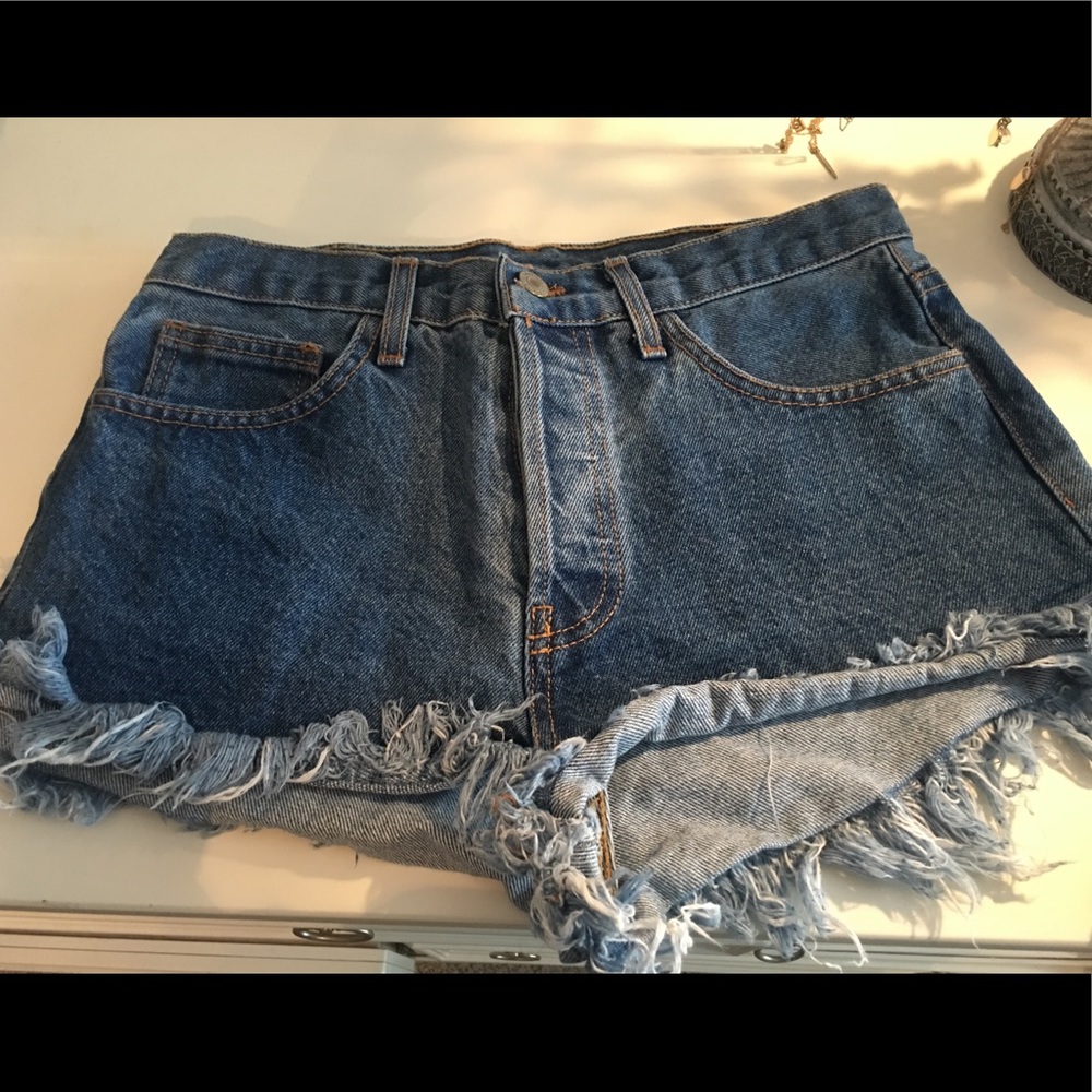 NWOT John Galt Jean Shorts